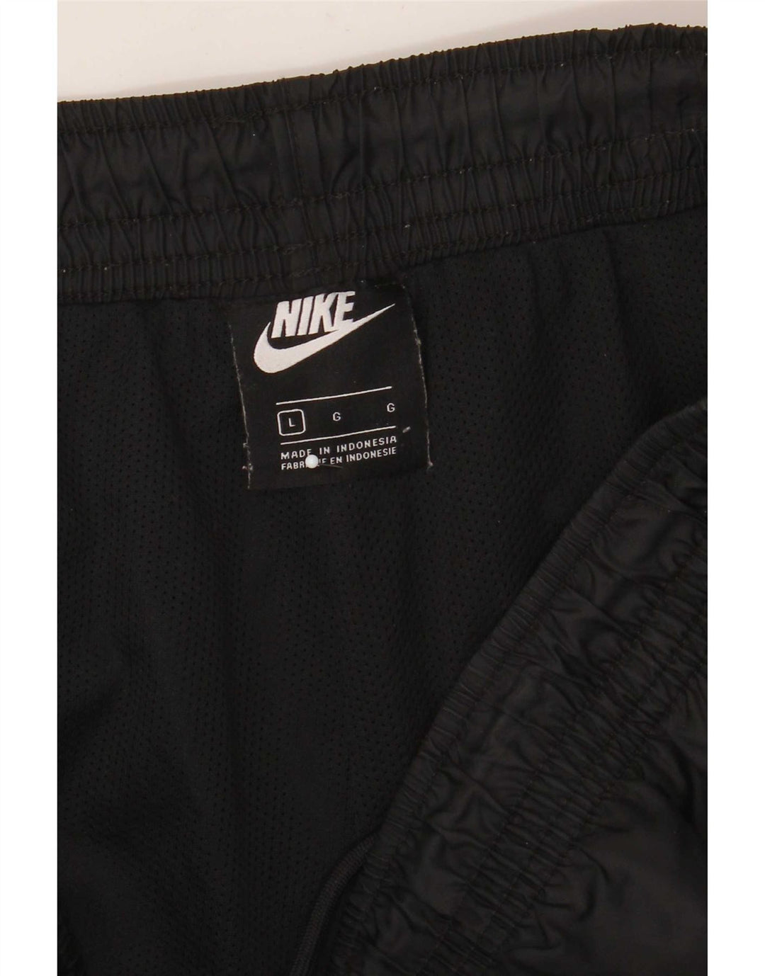 Calça de treino masculina Nike joggers grande poliéster preto
