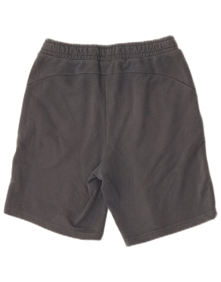 Shorts esportivos gráficos Puma Boys 11-12 anos cinza