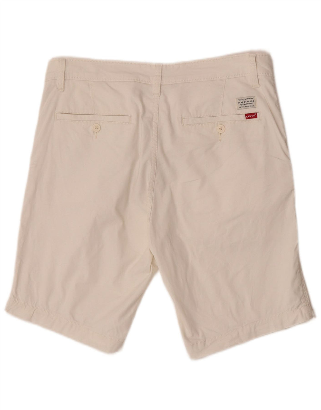 Shorts Chino Masculino Levi's W32 Médio Algodão Branco