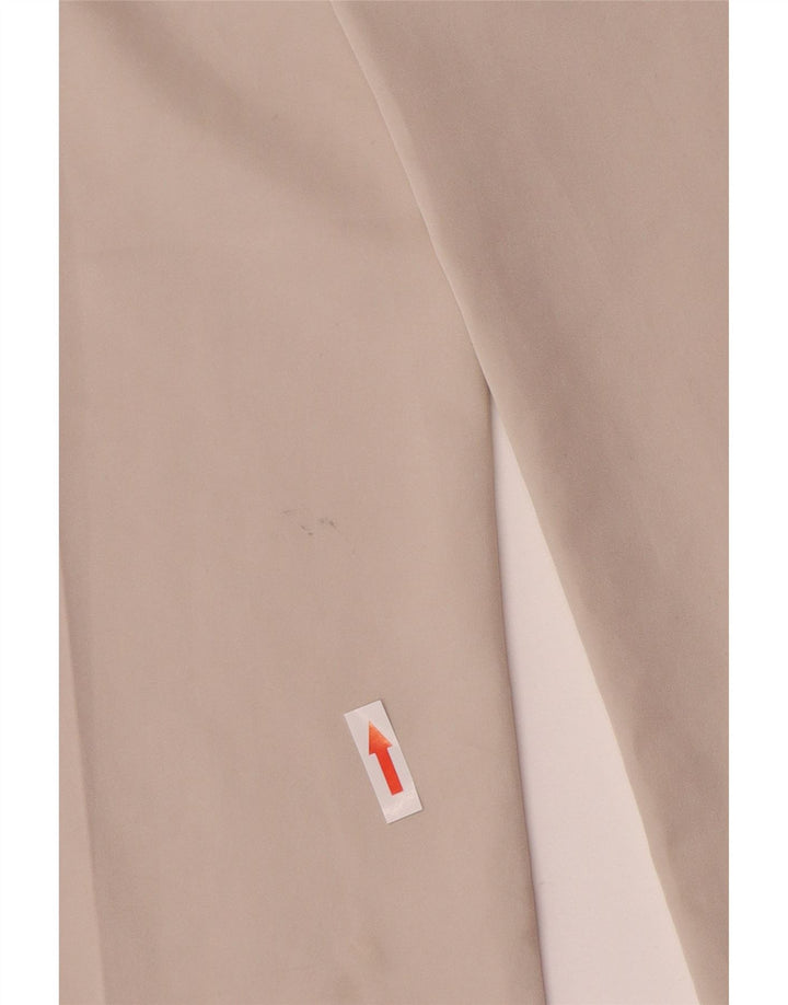 Adidas Mens Straight Chino Calças W32 L30 Poliéster Bege