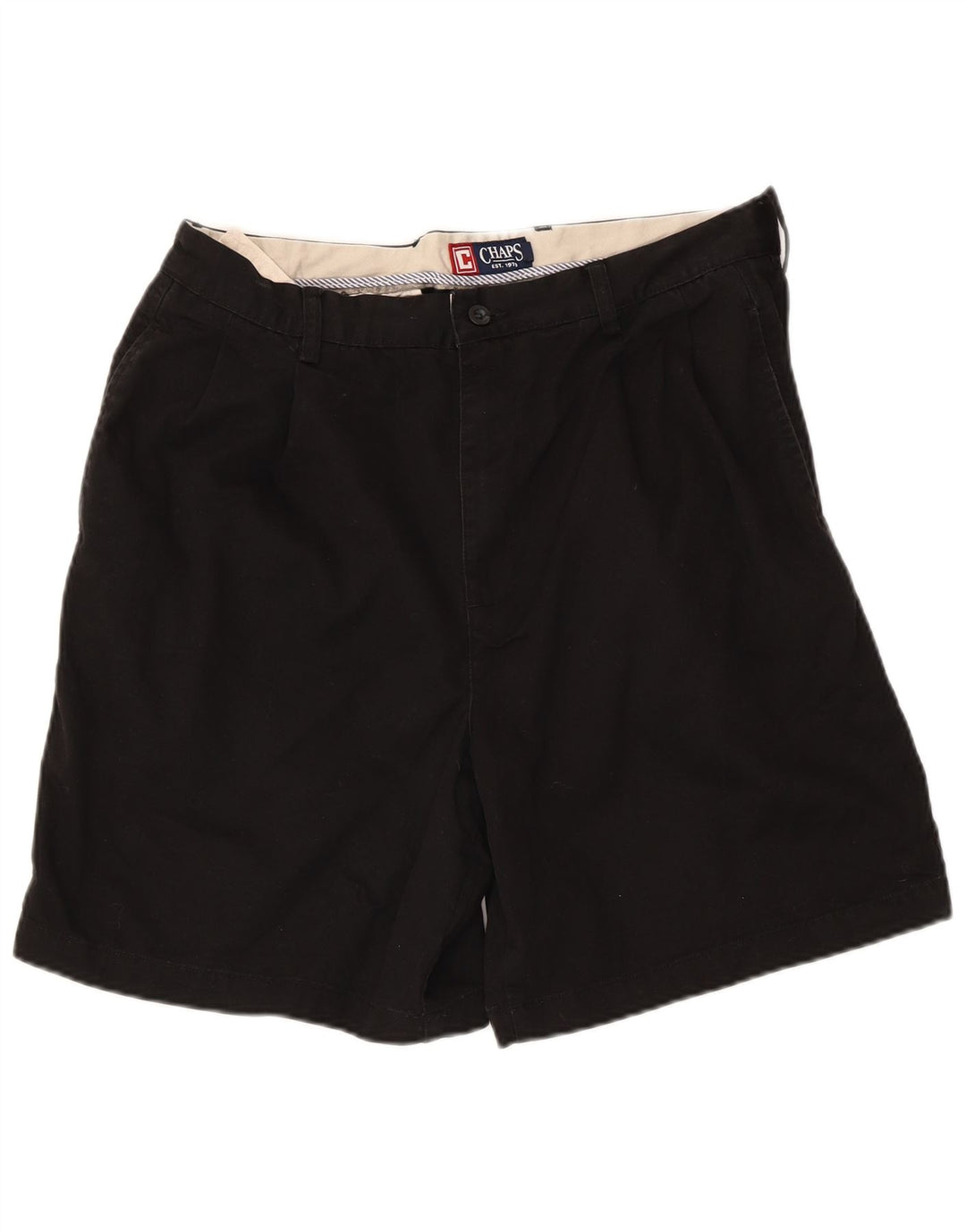 Shorts Chino Masculino Chaps W34 Grande Algodão Preto