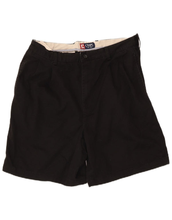 Shorts Chino Masculino Chaps W34 Grande Algodão Preto