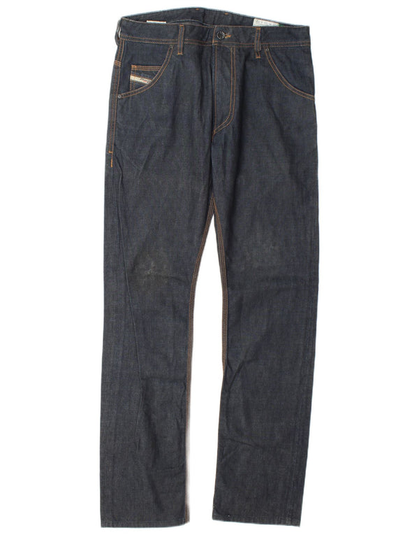 Diesel Masculino Krooley Slim Jeans W30 L32 Azul Marinho Algodão