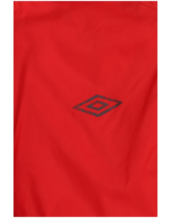 Jaqueta de chuva com capuz gráfico Umbro Boys 13-14 anos vermelho