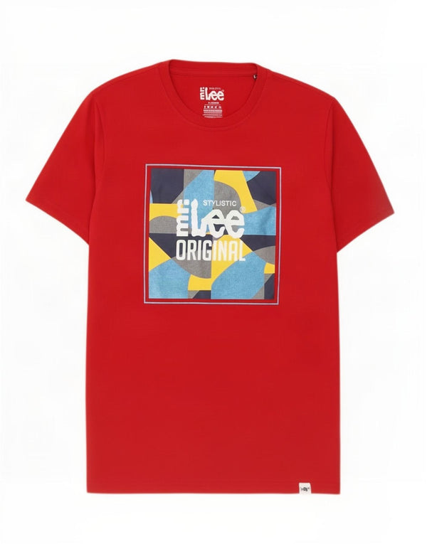 Camiseta gráfica masculina Lee Top XL vermelho