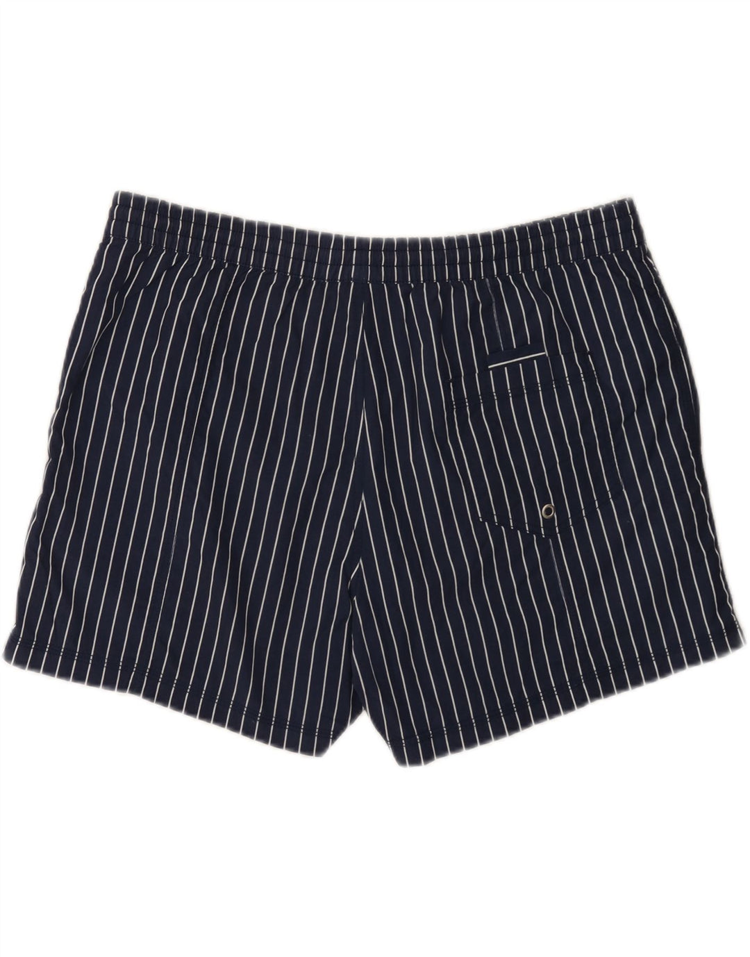 Shorts de natação masculino North Sails grande risca de giz azul marinho poliamida