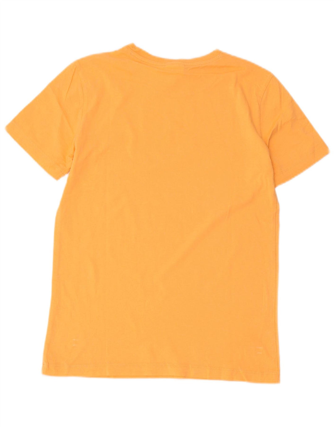 Camiseta masculina estampada Champion pequena laranja