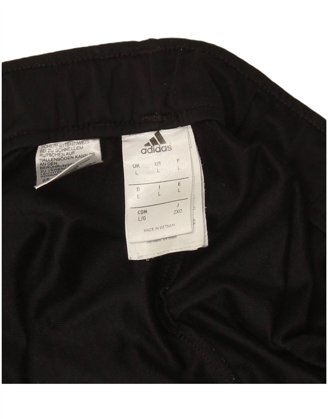 Adidas Mens Treino Calças Joggers Grande Poliéster Preto