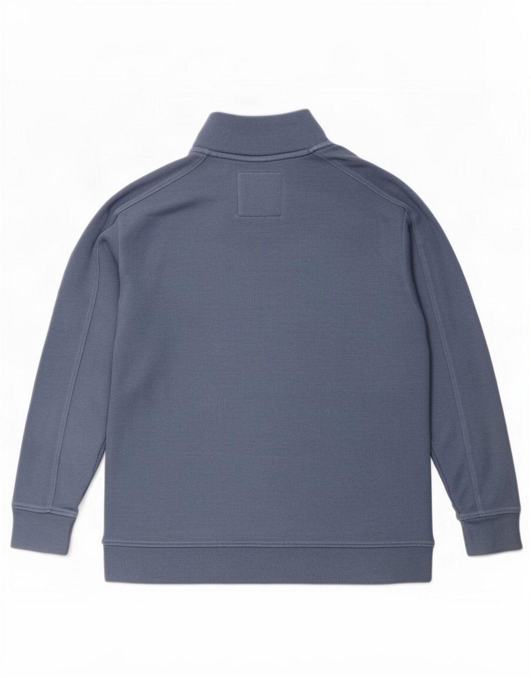 Moletom masculino Weird Fish com zíper e gola em jumper pequeno algodão azul