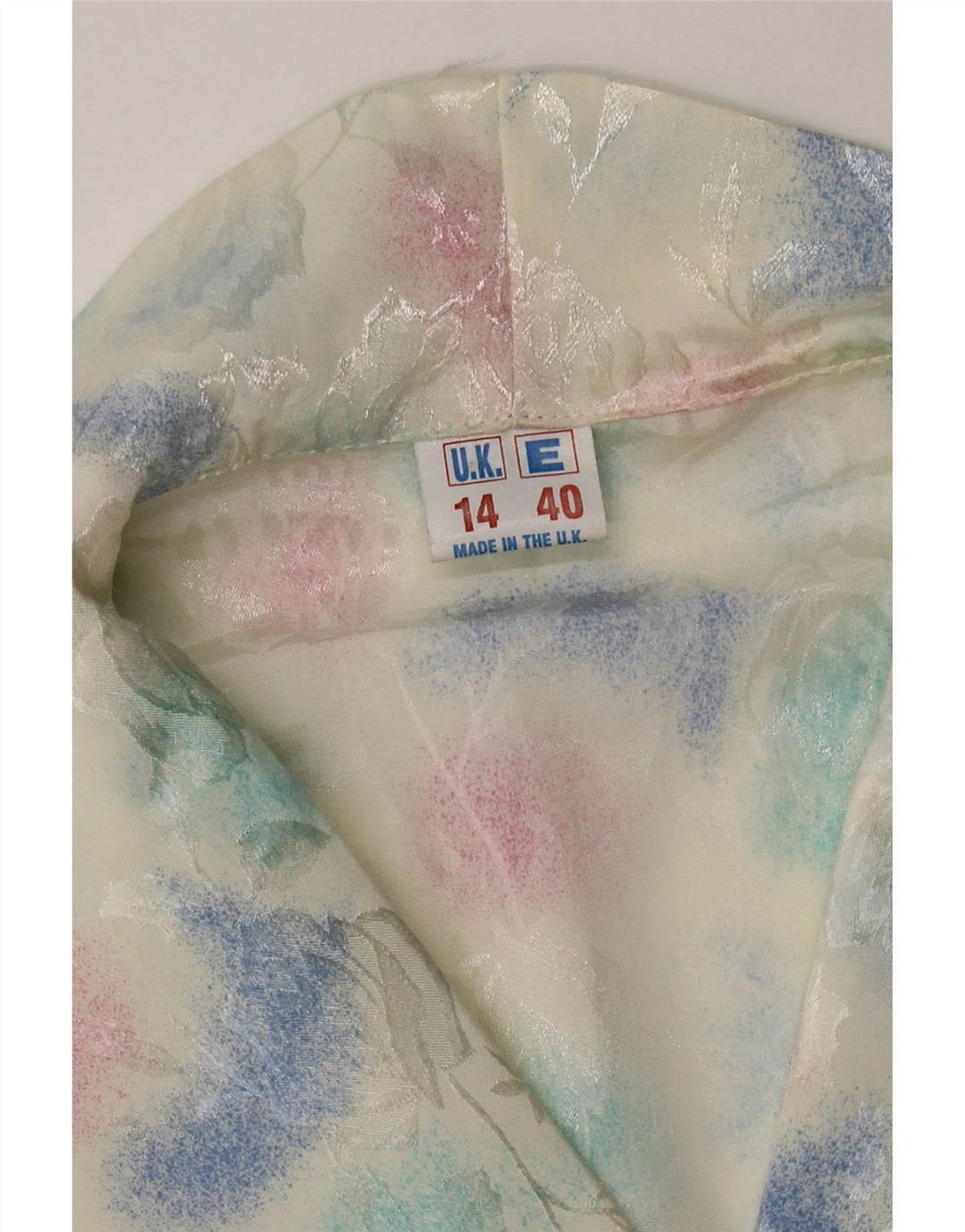Top Cardigan Feminino Vintage UK 14 Médio Multicolorido Tie Dye