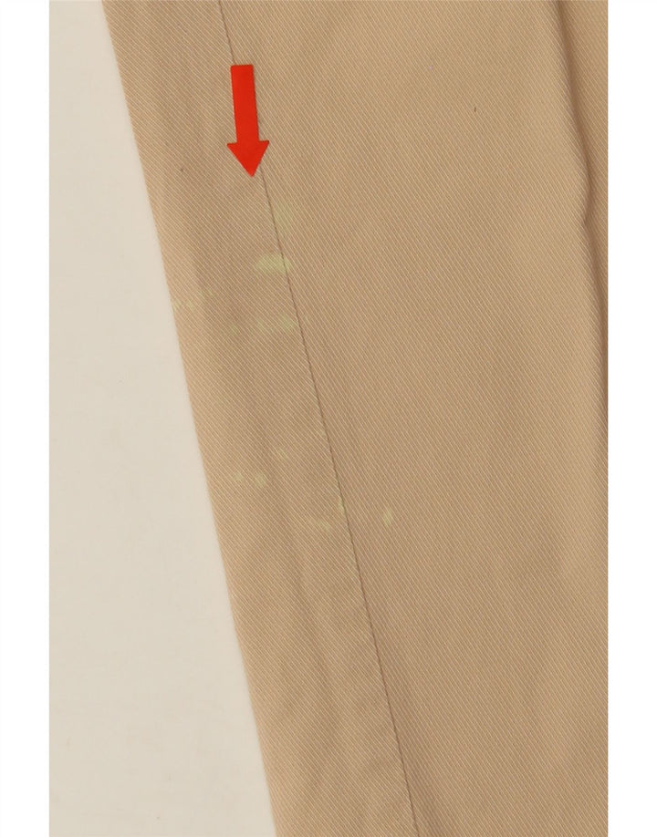 CALVIN KLEIN Womens Straight Casual Trousers W30 L26 Beige Cotton Vintage Calvin Klein and Second-Hand Calvin Klein from Messina Hembry 