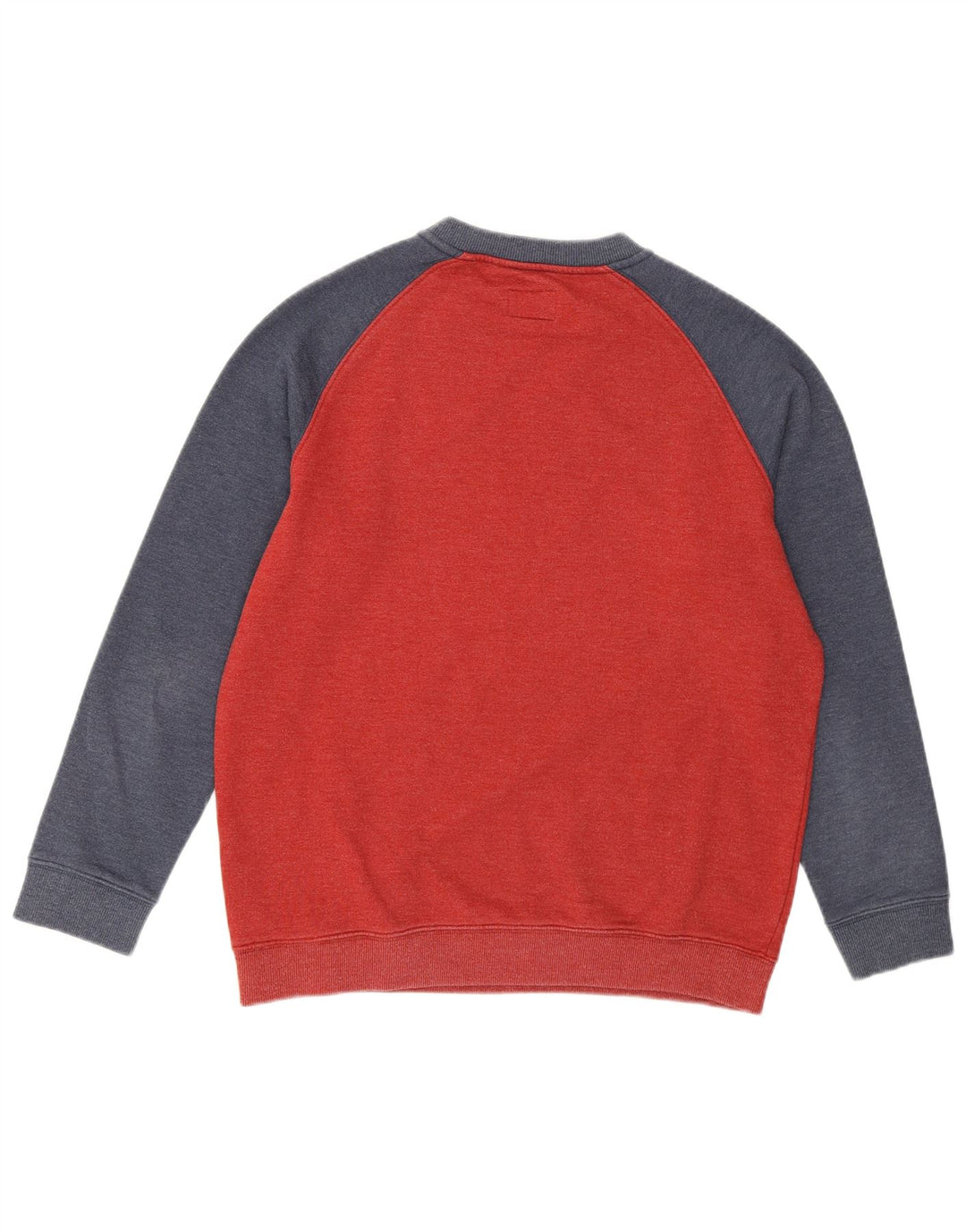 Moletom feminino VANS Jumper UK 18 XL vermelho colorblock algodão