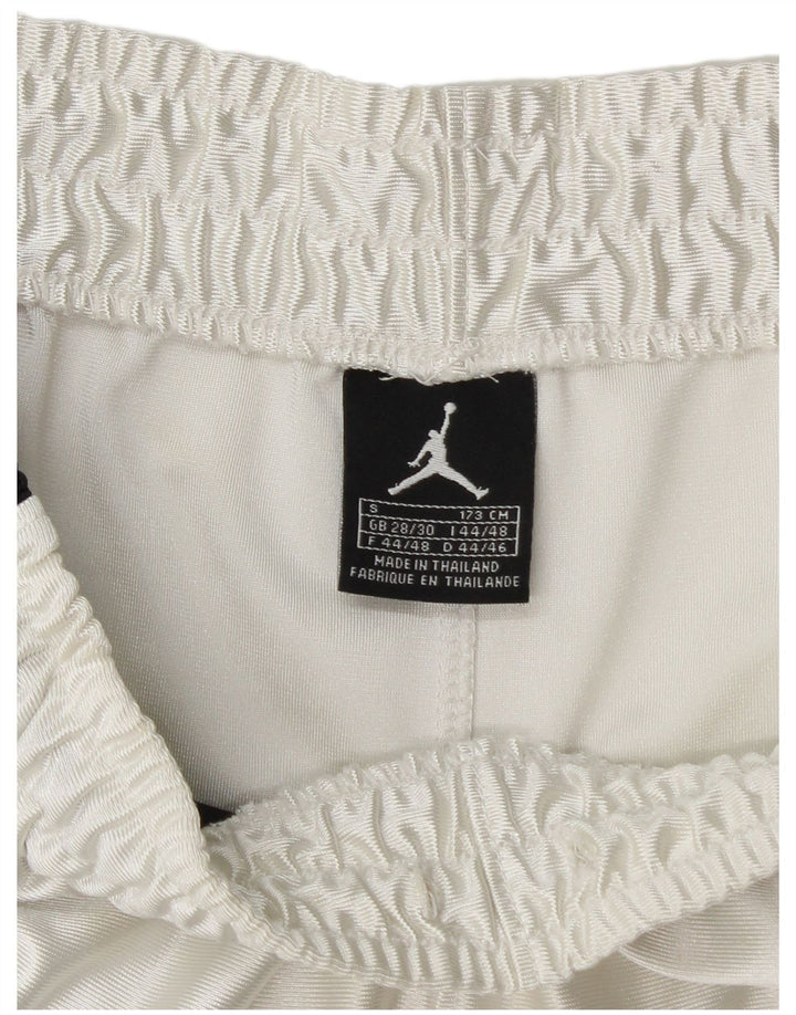Jordan Mens Sport Shorts Pequeno Poliéster Colorblock Branco