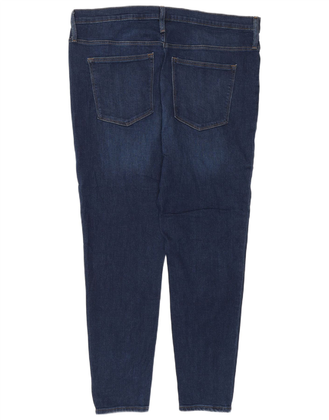 J. CREW Jeans skinny feminino de cintura alta W35 L28 algodão azul marinho