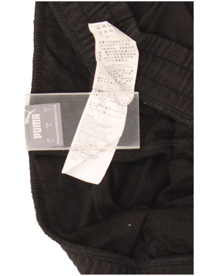 Calça de treino masculina Puma Cargo Joggers pequeno algodão preto