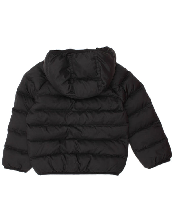 Jaqueta acolchoada com capuz para meninos Under Armour 2-3 anos poliéster preto