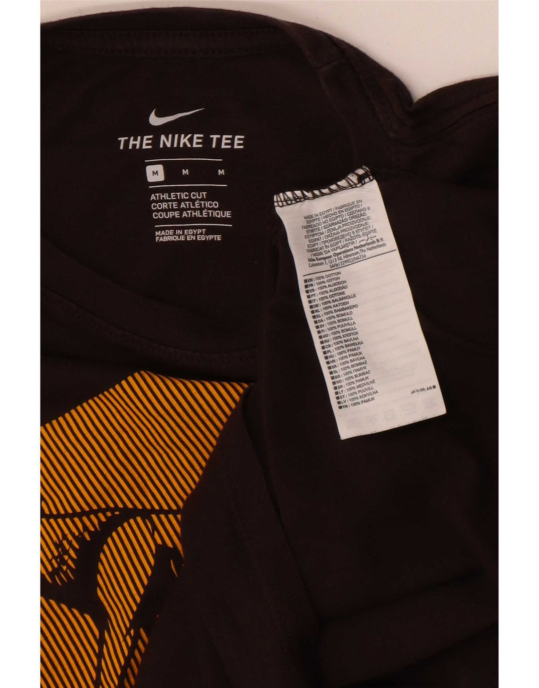 Camiseta Nike Masculina Roma Graphic Top Médio Algodão Marrom