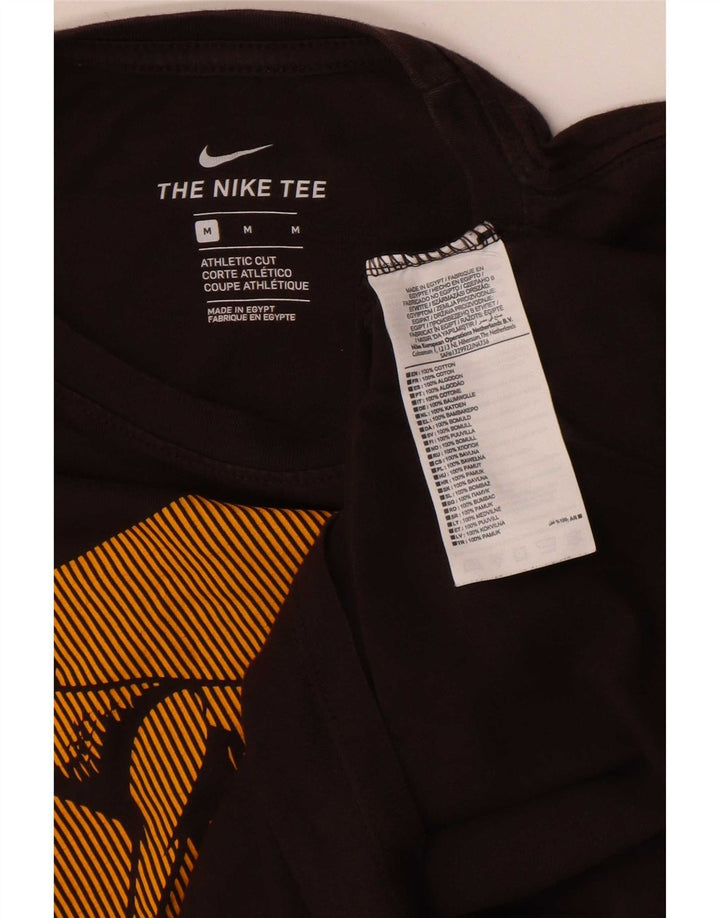 Camiseta Nike Masculina Roma Graphic Top Médio Algodão Marrom