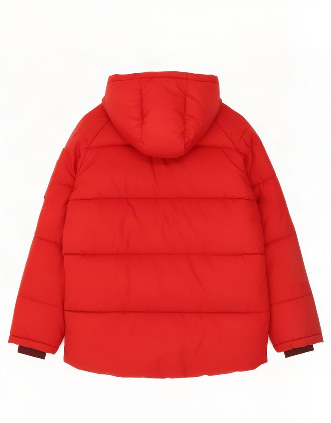 Casaco acolchoado com capuz Zara Boys 11-12 anos poliéster vermelho