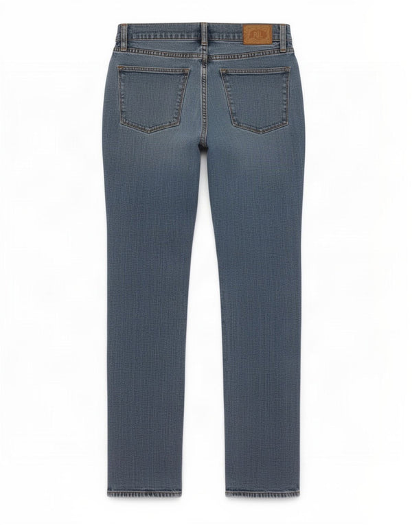 Ralph Lauren Jeans Slim Feminino US 8 Médio W30 L30 Azul Algodão