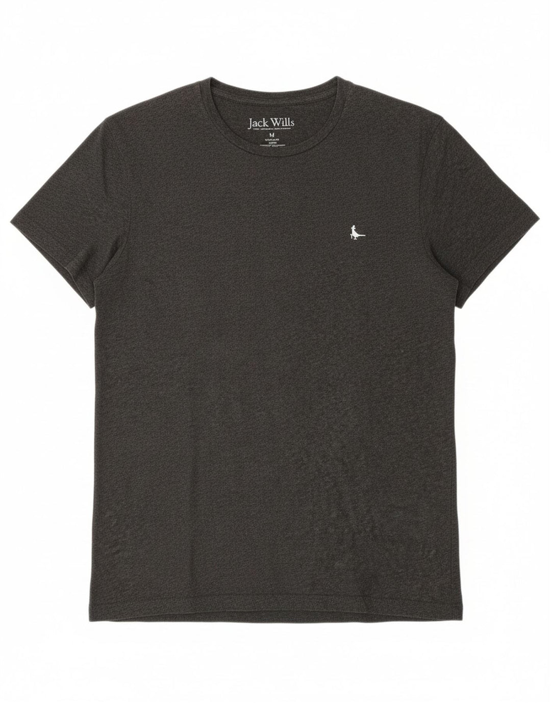 Camiseta masculina JACK WILLS algodão cinza médio