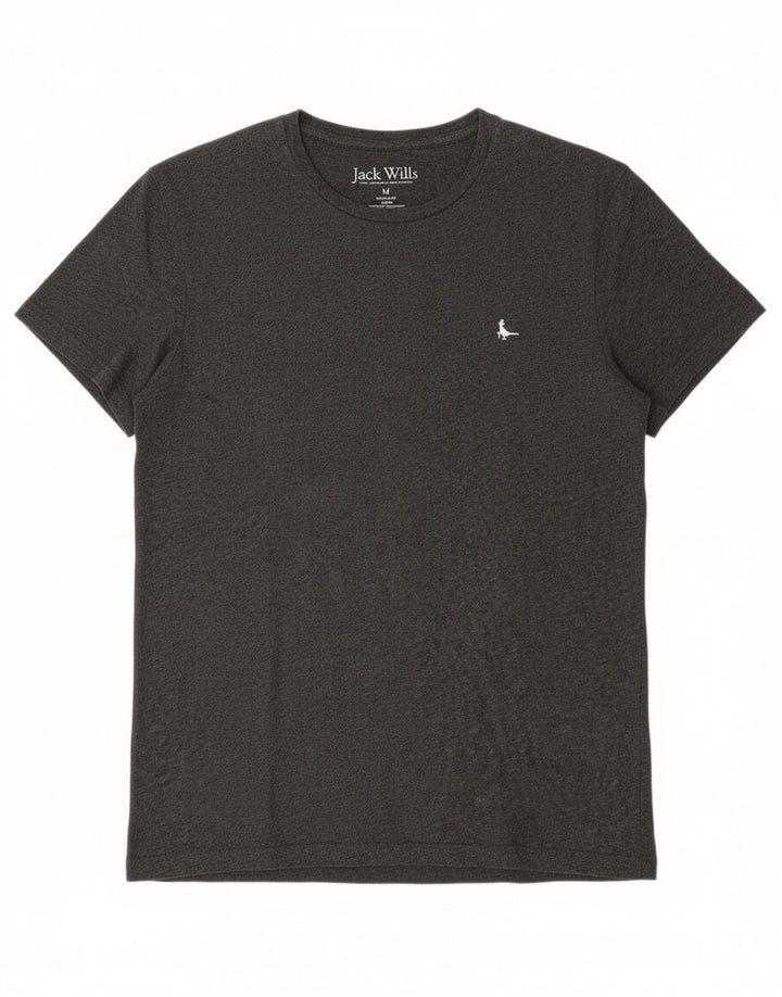 Camiseta masculina JACK WILLS algodão cinza médio