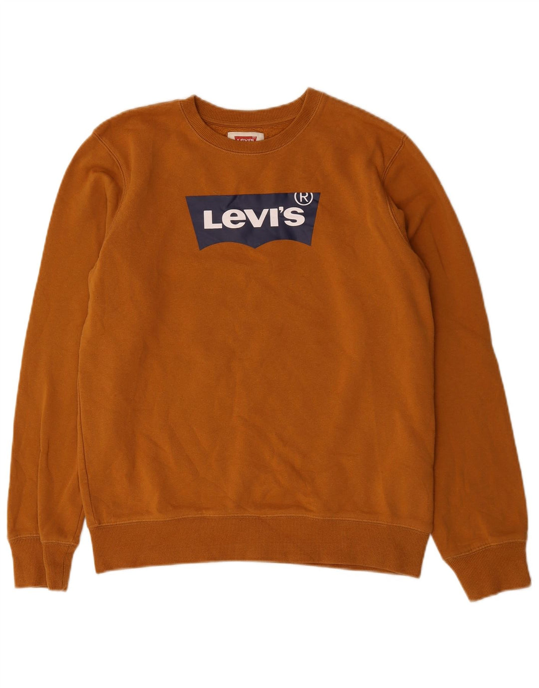 Moletom gráfico Levi's Boys 15-16 anos algodão marrom