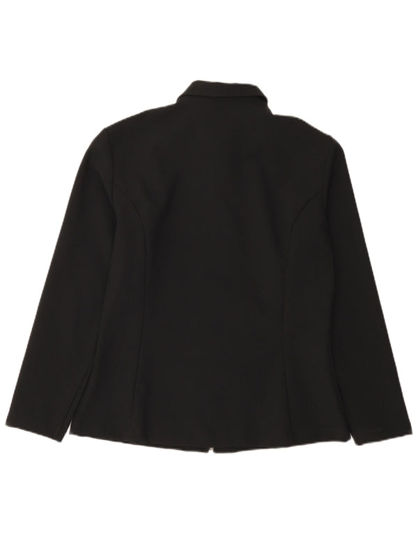 Jaqueta Blazer Feminina Benetton IT 46 Grande Poliéster Preto