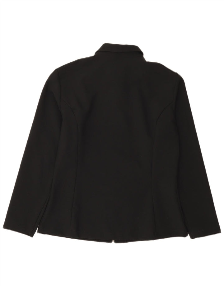 Jaqueta Blazer Feminina Benetton IT 46 Grande Poliéster Preto