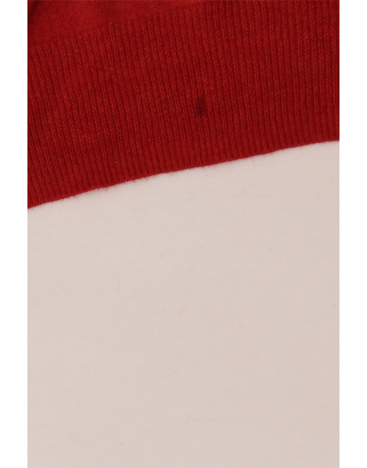 Suéter masculino Superdry com gola redonda, grande algodão vermelho