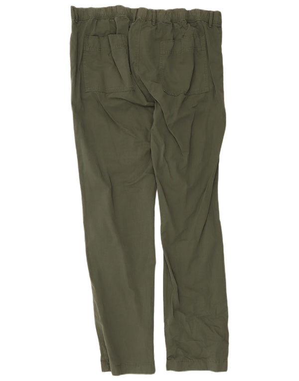 Calça Chino Masculina Slim Fit Marks & Spencer W40 L33 Algodão Verde