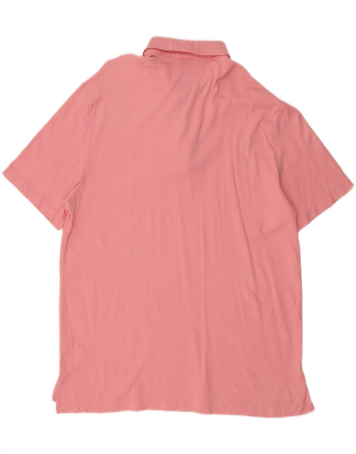 Camisa polo masculina Izod 2XL algodão rosa