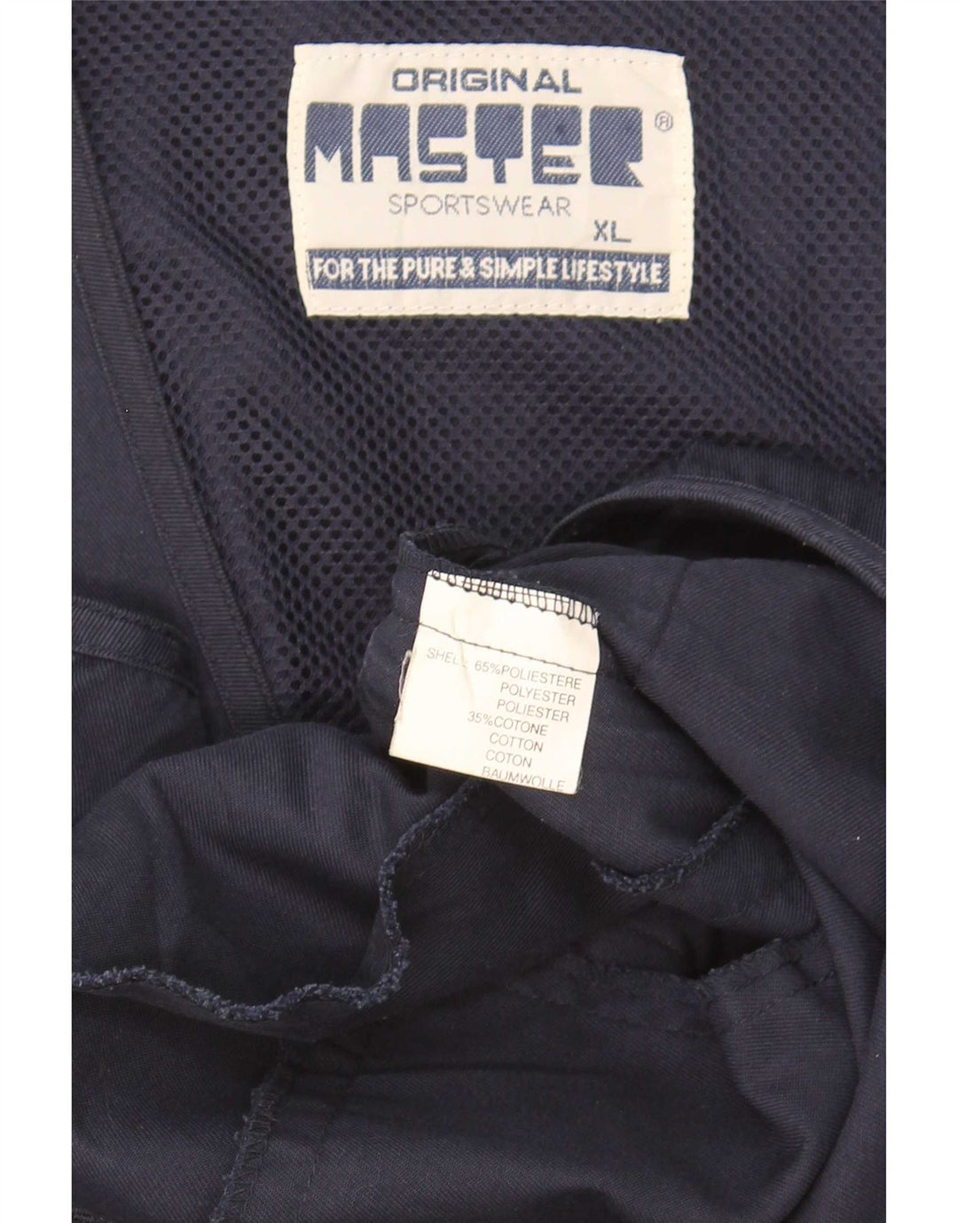 Master Mens Utility Gilet UK 42 XL Poliéster Azul Marinho