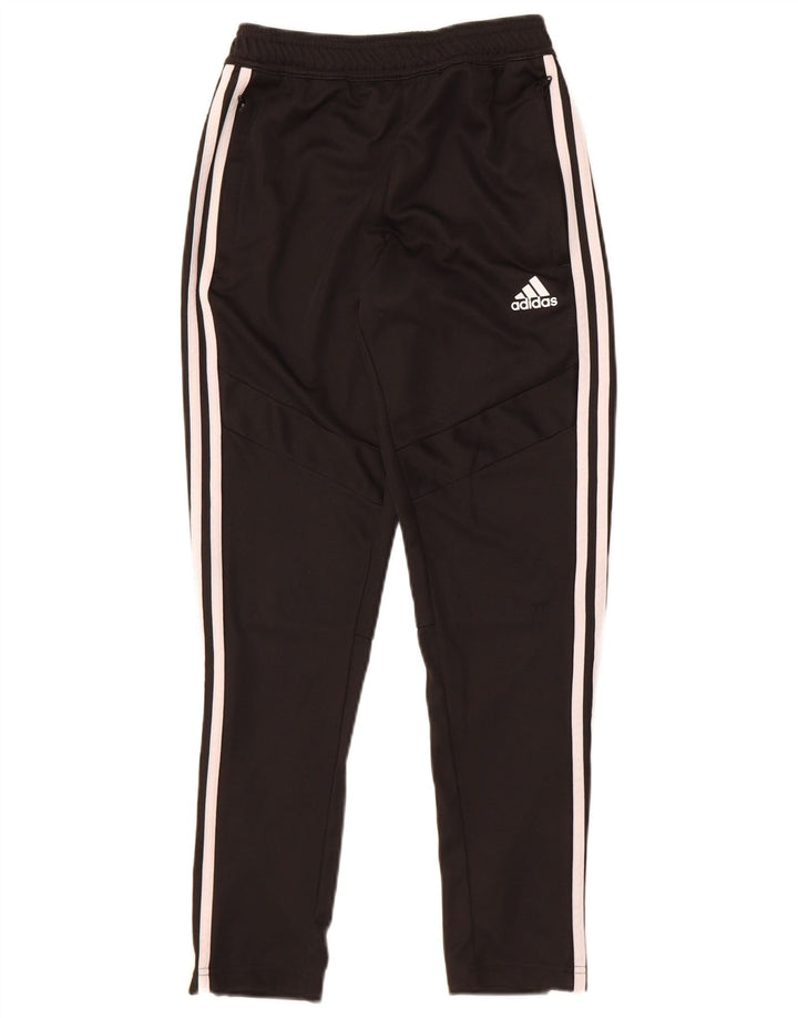 Calças de treino Adidas Boys Climacool 11-12 anos preto poliéster