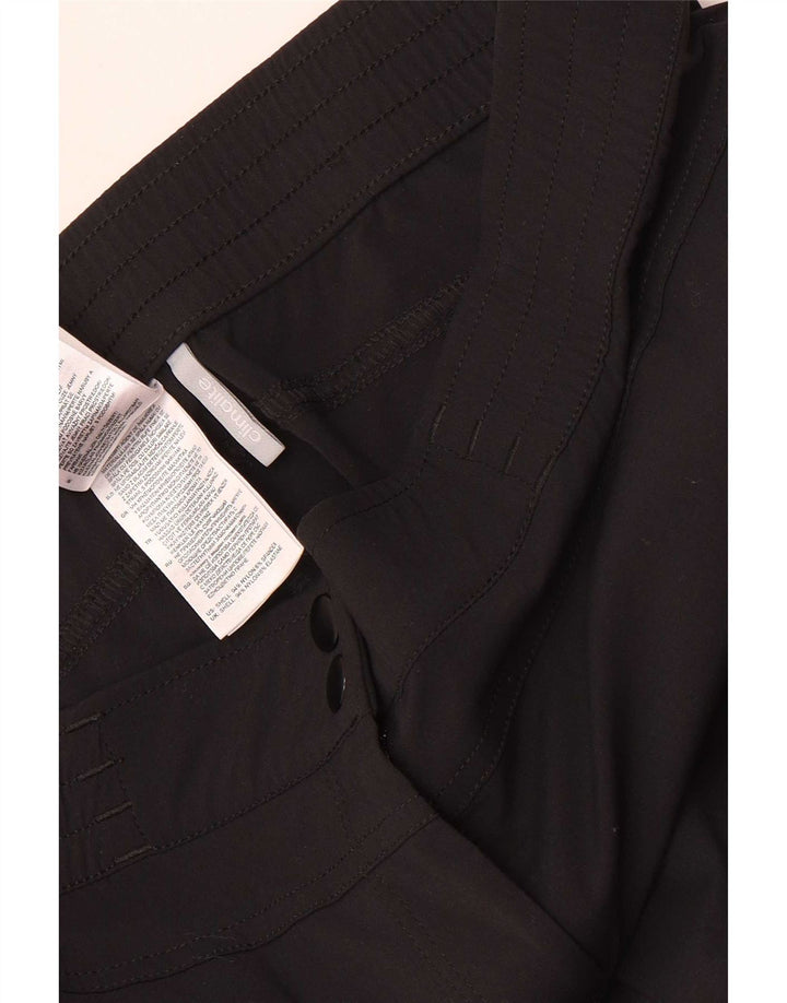Bermuda Adidas Climalite Feminina UK 12 Médio W32 Preto Nylon