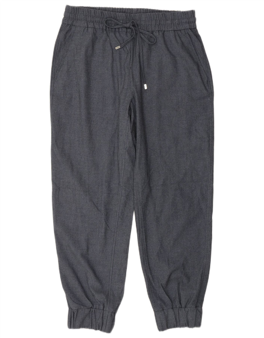 Calça jogger feminina Zara casual médio W28 L26 azul poliéster