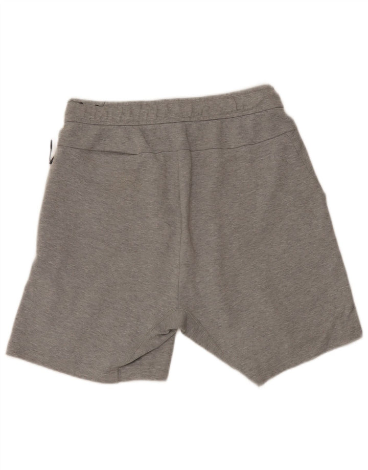 Shorts esportivos masculinos Nike médio cinza manchado de algodão