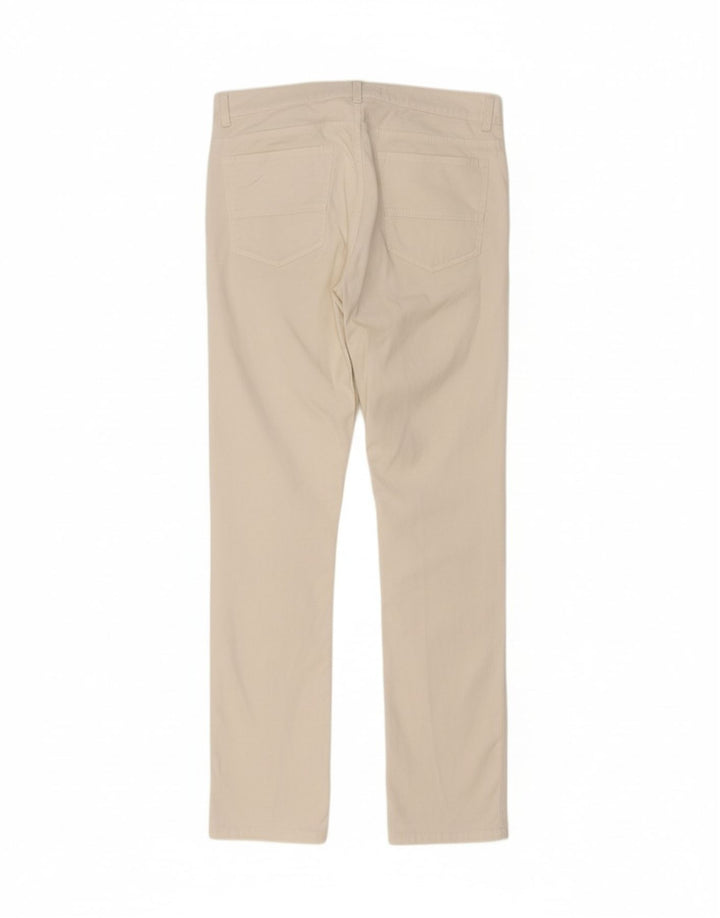 Calça feminina casual slim TRUSSARDI W34 L34 algodão branco