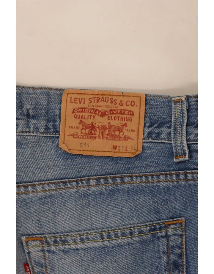 Jeans Levi's 511 Slim Feminino W31 L32 Azul