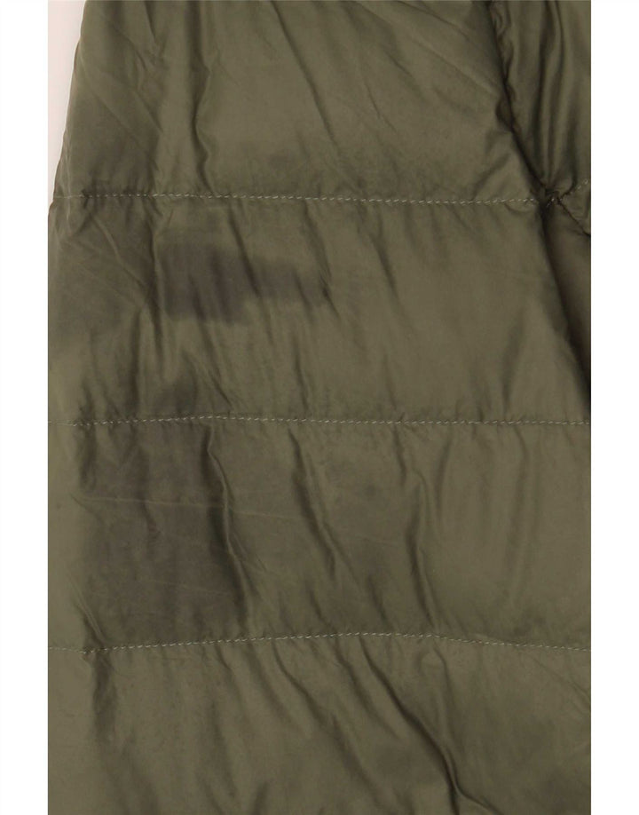 Jaqueta acolchoada feminina Marks & Spencer UK 12 poliamida verde médio