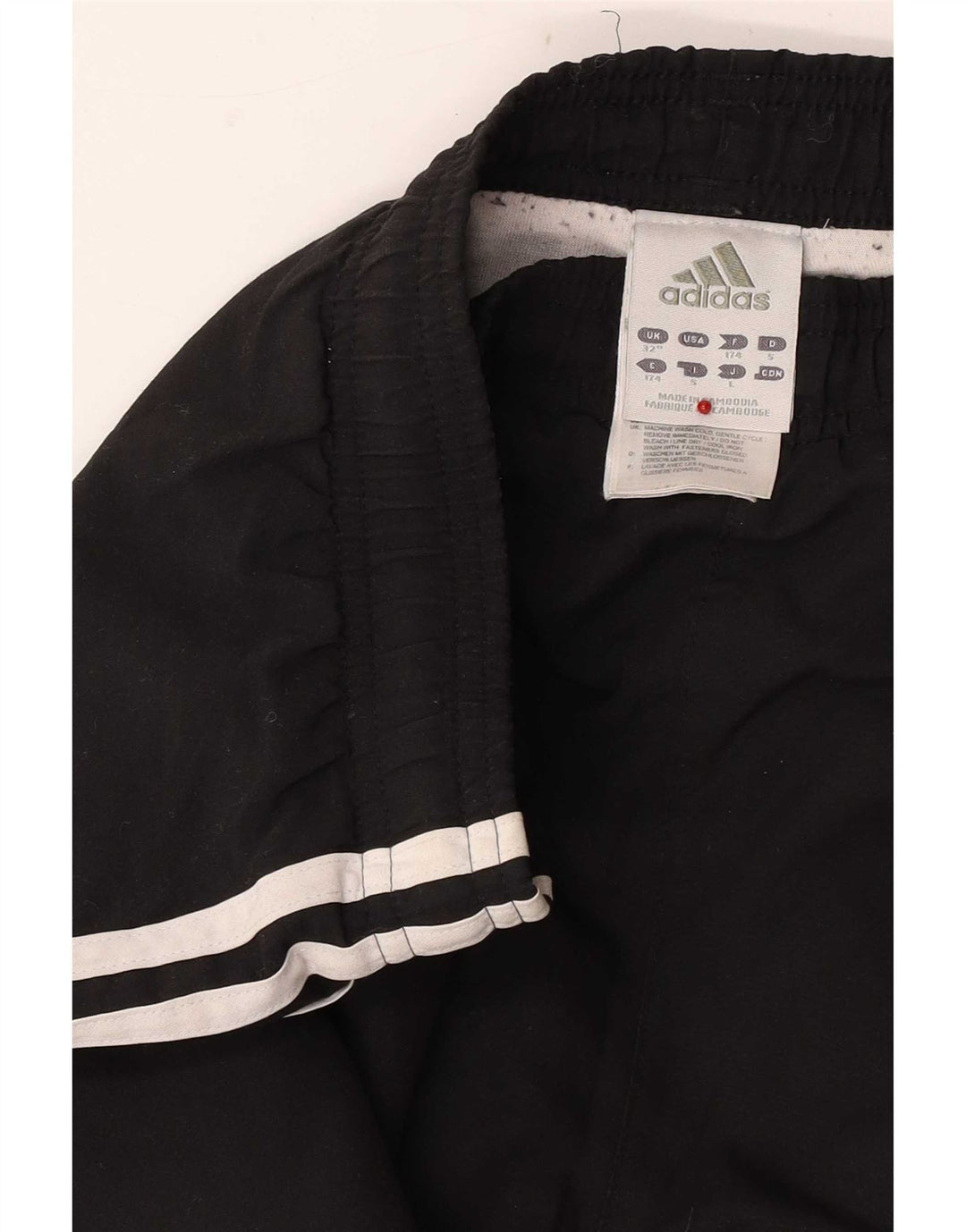 Adidas Mens Treino Calças Joggers Médio Preto Poliéster Esportes