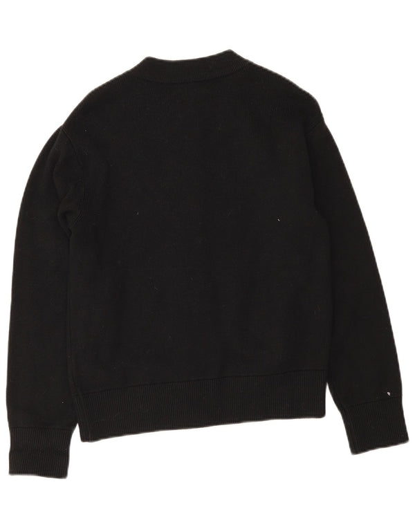 Suéter cardigã feminino Marks & Spencer UK 6 XS preto viscose