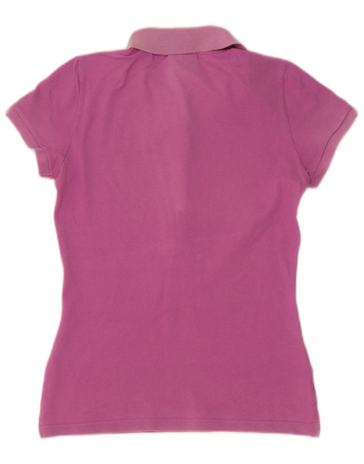 Camisa polo feminina Lacoste tamanho 36 pequeno algodão rosa