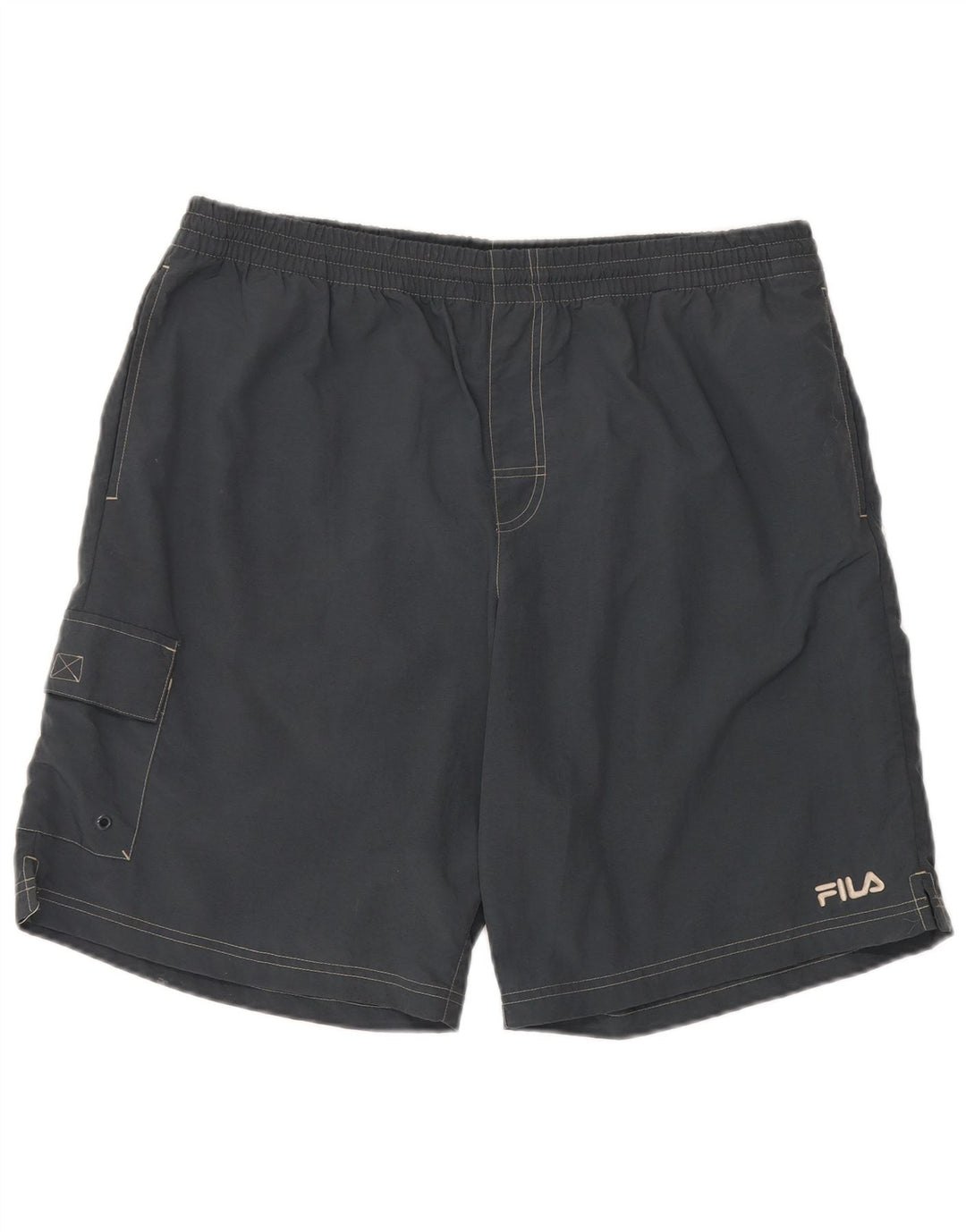 Fila Mens Sport Shorts XL Cinza Poliamida