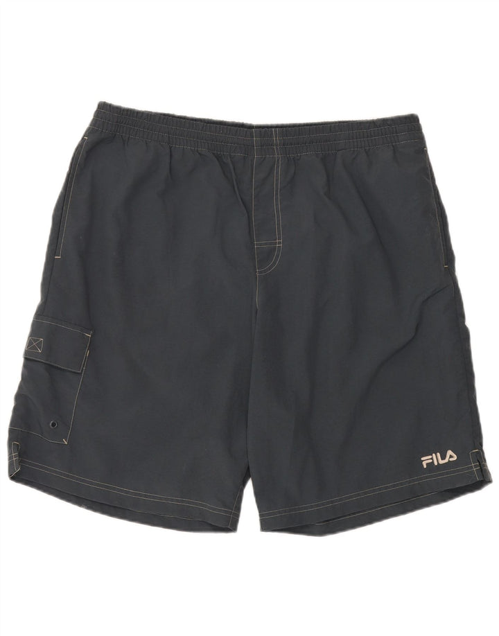 Fila Mens Sport Shorts XL Cinza Poliamida