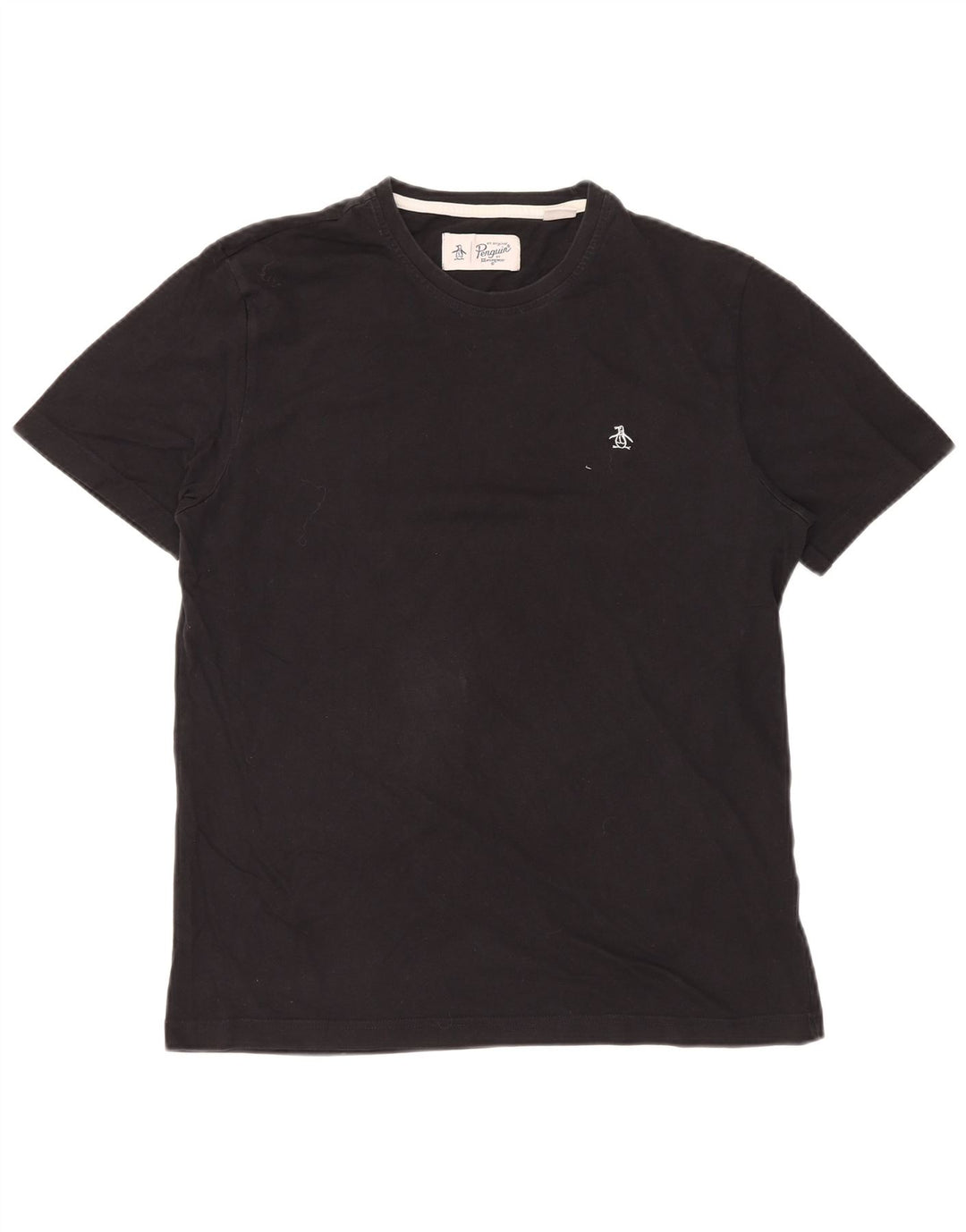 Camiseta masculina PENGUIN grande algodão preto