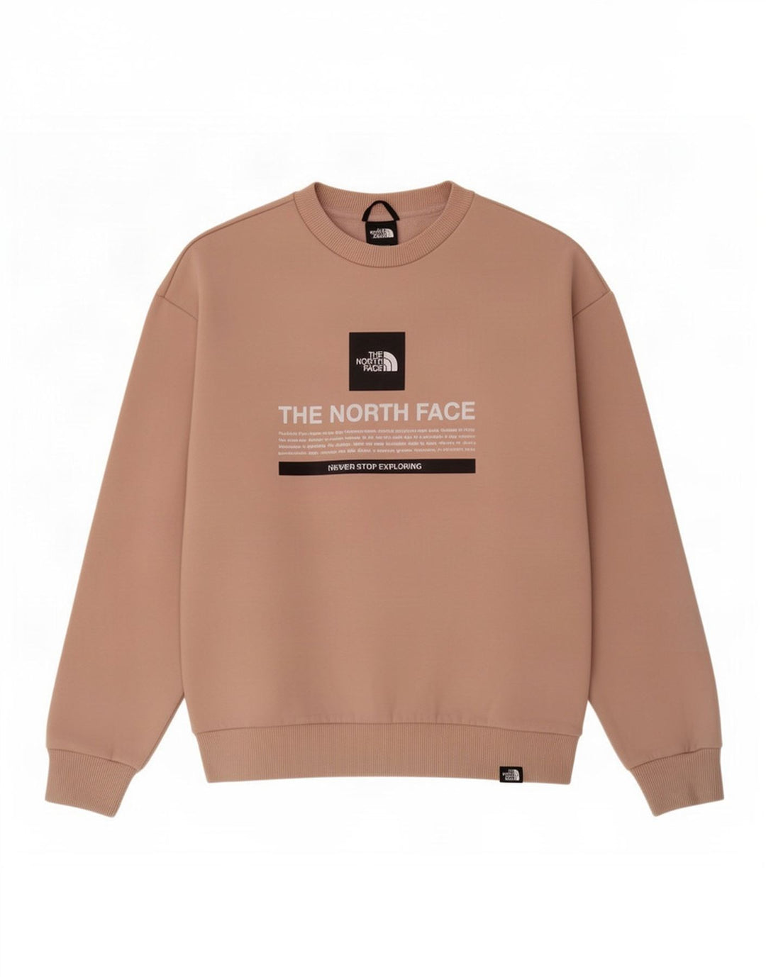 Moletom feminino The North Face com estampa oversized Reino Unido 10 pequeno rosa