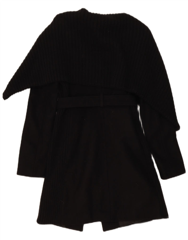 Sobretudo feminino Pinko UK 8 pequeno lã preta