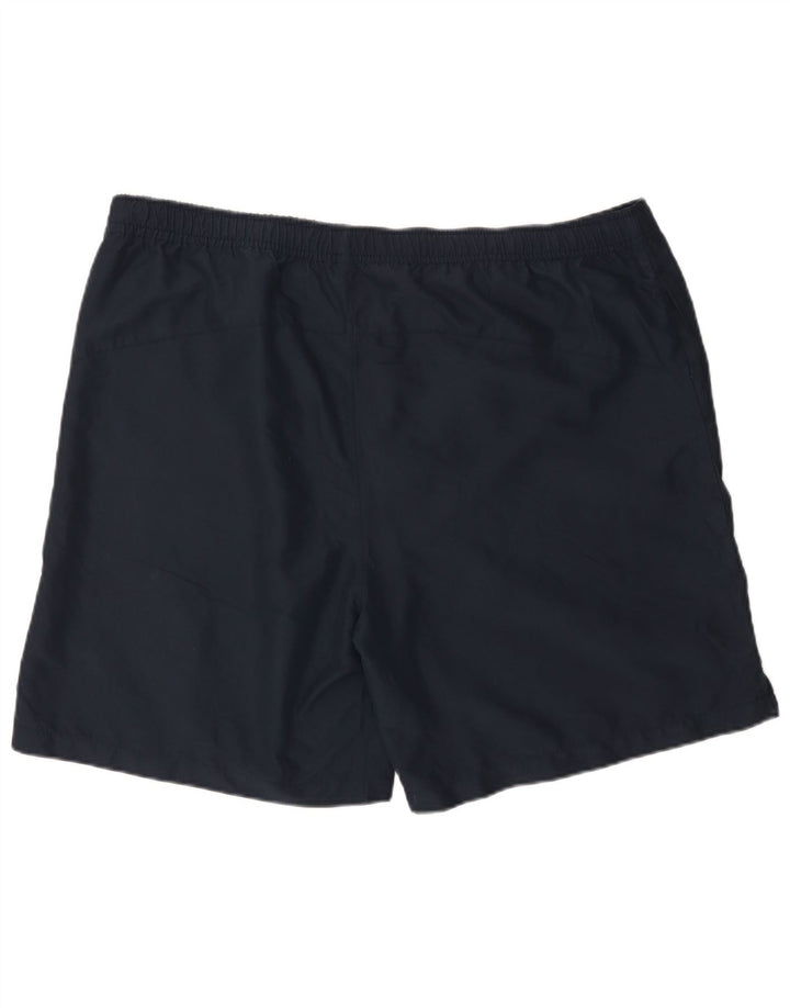 Shorts esportivos masculinos Fila 3XL azul marinho poliéster