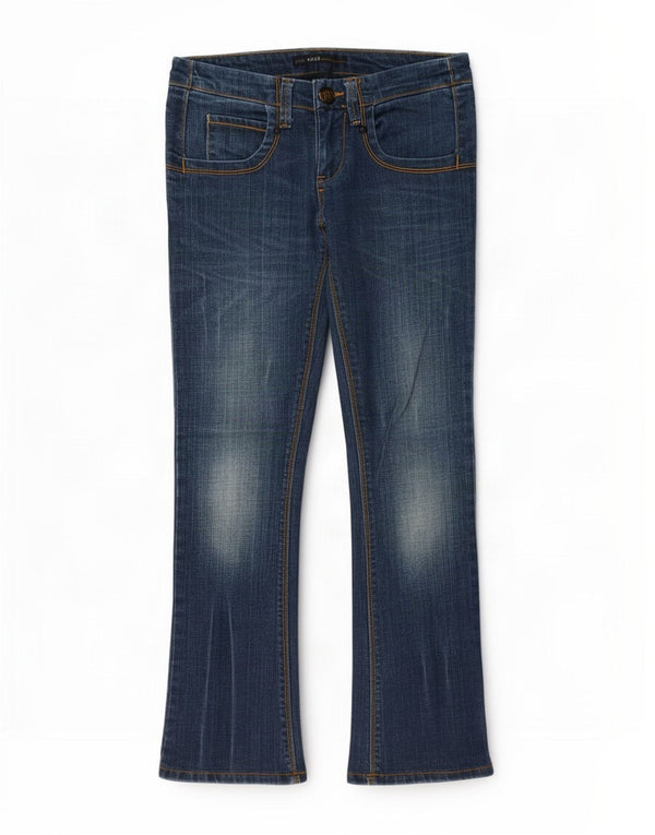 Lee Womens Bootcut Jeans W27 L27 Azul Algodão